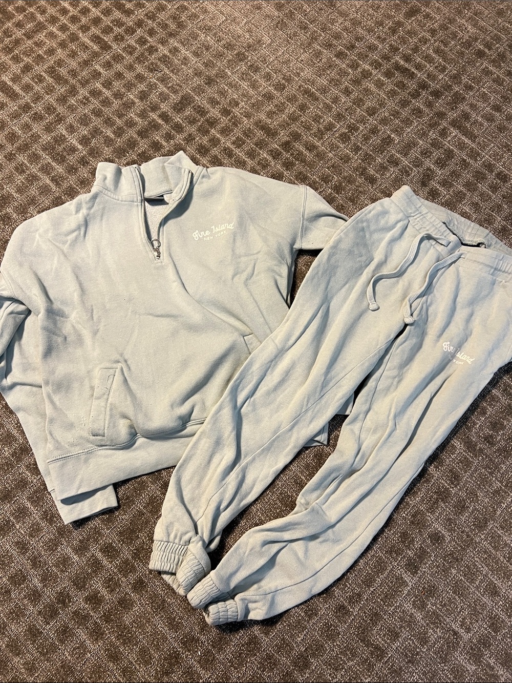 Quarter zip with matching jogger pants